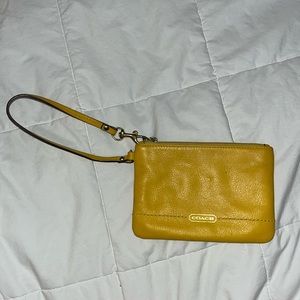 Yellow Coach Wristlet